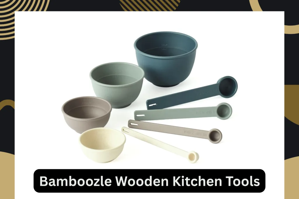 Bamboozle Wooden Kitchen Tools, eco-friendly and stylish utensils made from sustainable bamboo for efficient cooking
