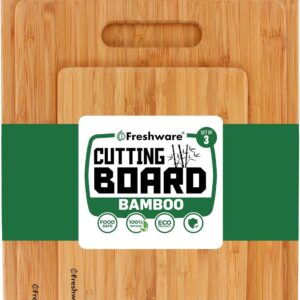 Best Eco-Friendly Bamboo Cutting Boards – Freshware Set 2025
