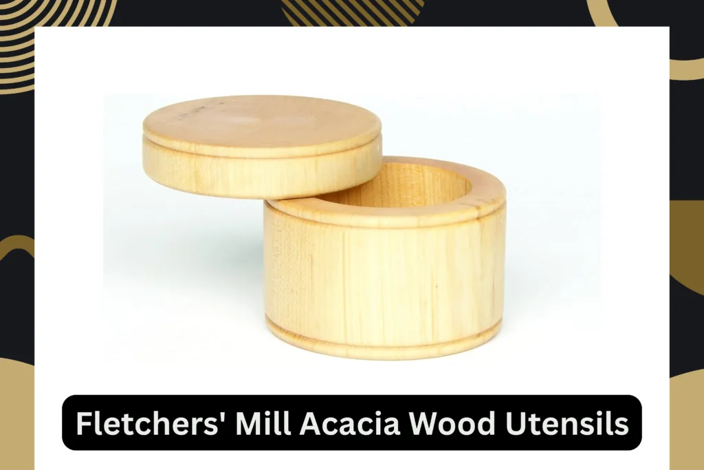 Fletchers' Mill Acacia Wood Utensils, premium kitchen tools made from durable acacia wood for long-lasting performance